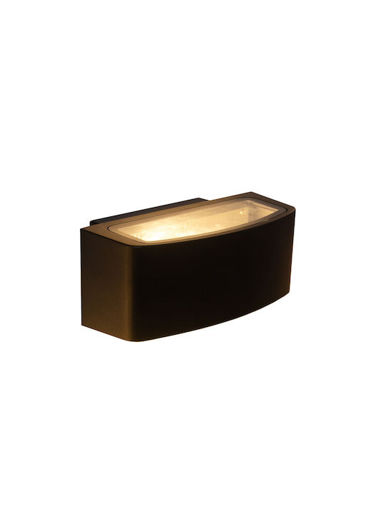 Inlight Wall-Mounted Outdoor Ceiling Lamp E27 IP65 Double Beam 9x9x12cm