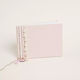 Guest Book Pink Minimal Side