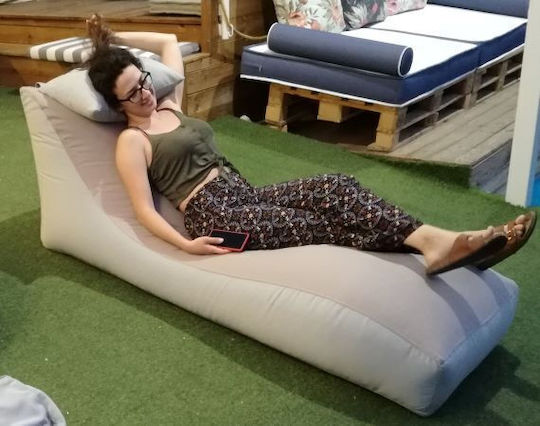 Sitzsäcke & Poufs Schlafsack Türkis Wasserdicht Für Außen- Und Innenbereich 170x70x55