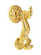 Türgriff Handgefertigt Poggi Mariani 720 B Gold 7x16,5cm