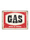 Διακοσμητική Πινακίδα Gas 20x14