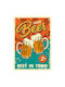Decorative Sign Best Beer 20x14