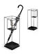 Metallischer Regenschirmständer Duo 31x31x60 Mdu32 Schwarze Mogg Metal