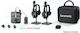 Complete Intercom Solution Witalk9 Wt2s4xbat 2 Persons Full-duplex 1.9ghz Single-ear Black