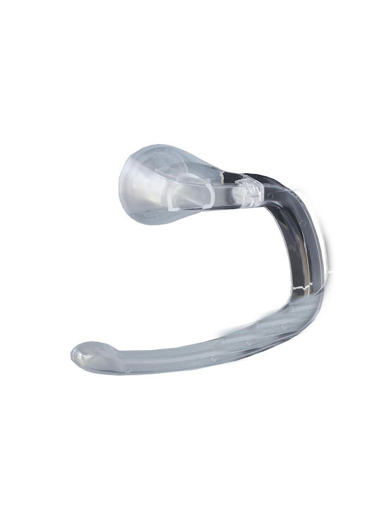 Bathroom Towel Rack 24.3x7.4x19.8cm Plastic Wall-Mounted Suction Cup Locking System Transparent Bama Italy