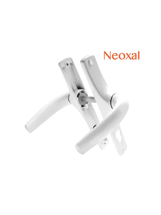 Neoxal Window Handle Fix Plate 140-4 White Pair