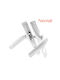Neoxal Window Handle Fix Plate 140-4 White Pair