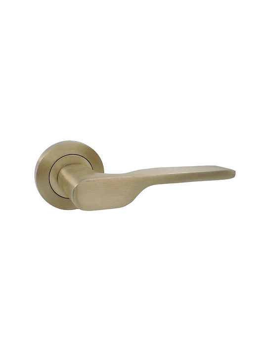 Lever Rosette Ks124 Matte Finish Piece Right Front Door 145mm