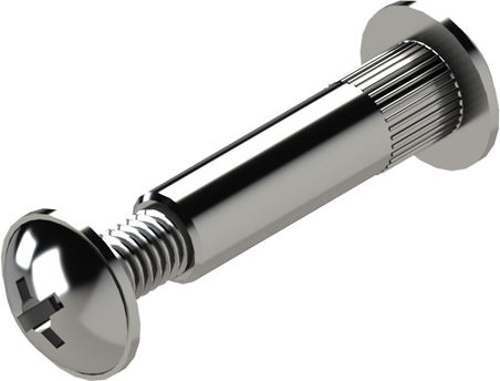 Furniture Connectors Ø8 Nickel 1 Piece 30-40mm