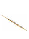 Amalfi Accessories Women's Bracelet with design Eye made of Silver with Diamond