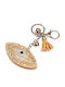 Large Stainless Steel Eye Keychain 8 Centimeters
