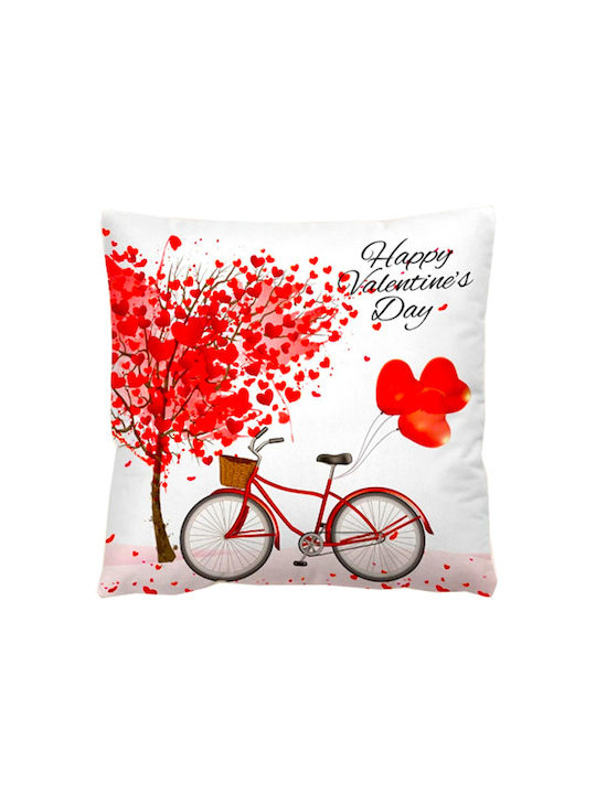 Happy Valentine's Day 45 X 45 Cm Throw Pillow