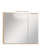 Καθρέπτης Ντουλάπι Απλίκα Led Probagno 951ama 60x14x70υ Mdf Μπεζ