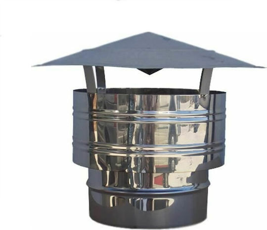 Chimney Pipe Stainless Steel Windproof Heavy Type Aisi 304 Ba Non-Magnetic F-180 Techno Airduct Hellas