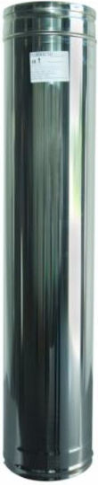 Heavy Type Chimney Pipe Diameter 120 Inox Aisi 304 25 Centimeters Airduct Hellas