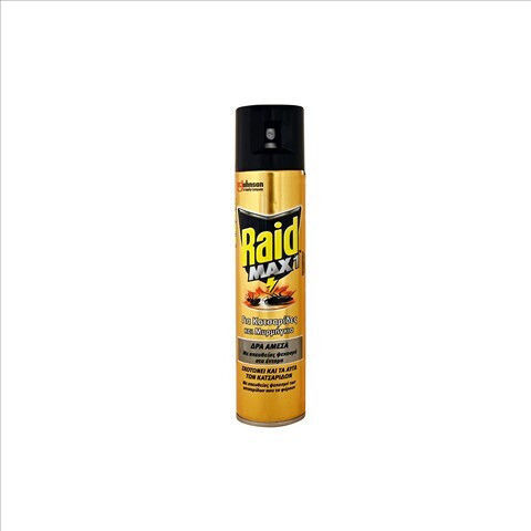 Raid Insecticide Spray for Cockroaches / Ants / Spiders 300ml