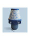 Oxygen Birds Table Lamp for Socket E27 with Blue Shade and Base