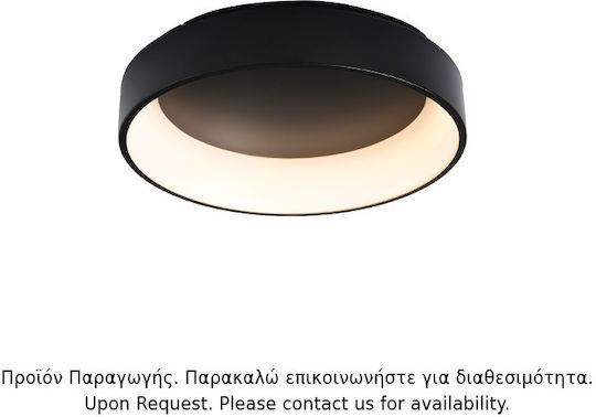 Aca Plafonieră de Tavan 45buc Neagră cu LED Integrat