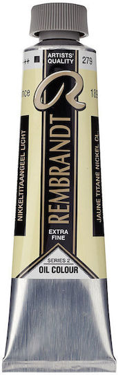 Royal Talens Rembrandt Oil Colour 279 Nickel Titanium Yellow Light 40ml