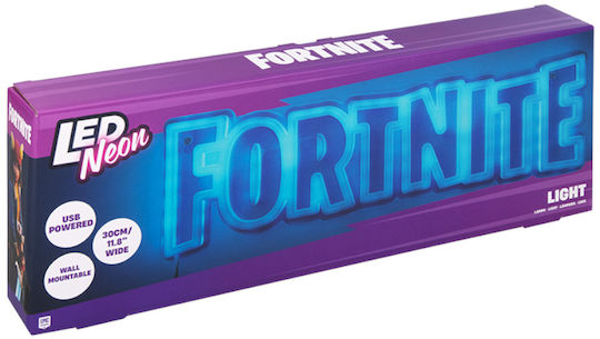 Paladone Детско Декоративно Осветление Neon Син 40x12.3см