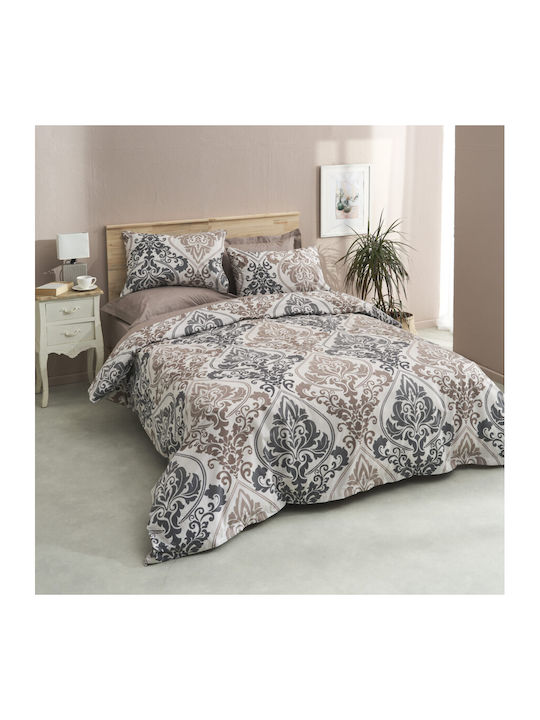 Charalambidis Textiles Υπέρδιπλο Σεντόνι Υπέρδιπλο 230x260εκ. Μπλε