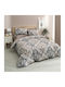 Charalambidis Textiles Υπέρδιπλο Σεντόνι Υπέρδιπλο 230x260εκ. Μπλε