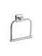 Karag Quattro Single Wall-Mounted Bathroom Rail ​18x5.2cm Inox Gray