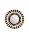 Atmosphera Rush Wall Mirror with Frame Diameter 40cm