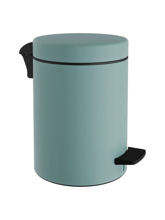 Pam & Co Inox Καλαθάκι Μπάνιου 5lt Πράσινο