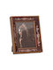 Espiel Plastic Photo Frame with Red Frame