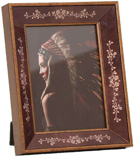 Espiel Plastic Photo Frame with Red Frame