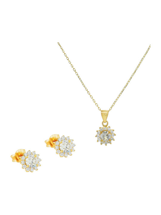Ioannis Jewelry Set from Gold Plated Silver Ioannis Jewelry Set from Gold Plated Silver