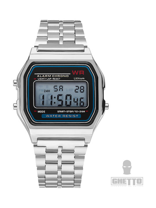 Ghetto Watch Battery with Metal Bracelet Ghetto Watch Battery with Metal Bracelet