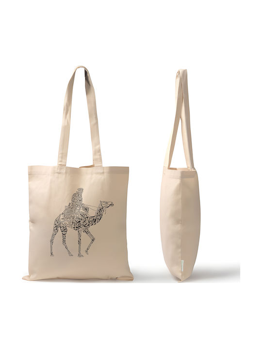 Geantă De Pânză Din Bumbac 100% De La Pegasus Imprimeu Camel