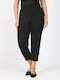 Dama Tesatura Pantaloni Black