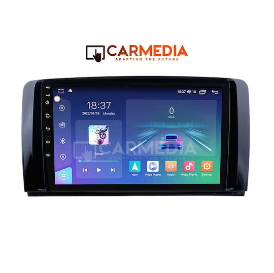 Carmedia Ηχοσύστημα Αυτοκινήτου για Mercedes-Benz R-Class 2006-2015 (Bluetooth/USB/WiFi/GPS/Apple-Carplay/Android-Auto) με Οθόνη Αφής 9"