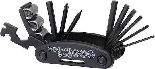Set Chei Multitool Pentru Bicicletă Fsbrk-001 Negru Oem