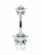 Amalfi Accessories Bauchnabel Piercing aus Stahl