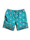 Men's Swimwear Shorts Blue with Patterns