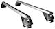 Bare De Acoperiș Din Aluminiu 120 Cm Pentru Opel Astra 2004-2010 Set Cu Picioare Argintii