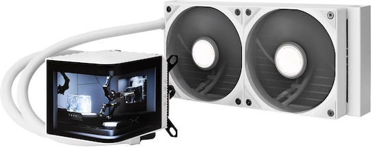 Tryx Panorama 240 Υδρόψυξη AIO CPU με 2 Ανεμιστήρες 120mm Λευκή