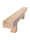 Wooden Front Door Handle Unpainted Solid Beech Wood Germany Marketery Iroko 5 Dimensions Series 942