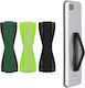 Set 3 Universal Phone Holders Kwmobile Black Green Plastic 43997.14