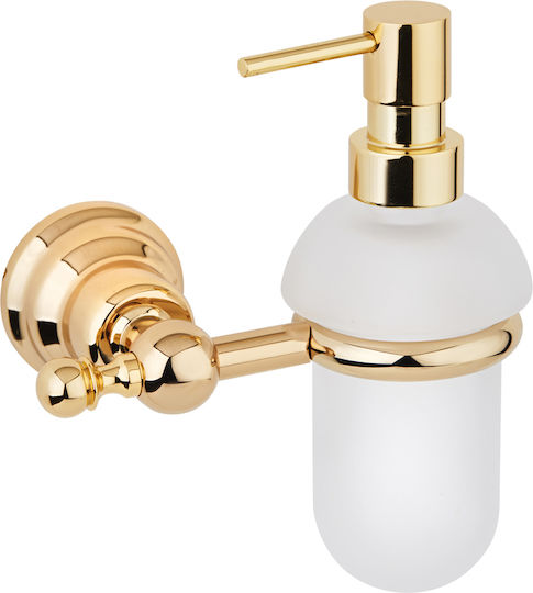 Wandmontierter Bronze Art Spender Serie Imia 181a-20 Gold
