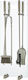 ZogoMetal T04-1195 Nickel Matt Chrom Kaminbeste...