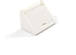 Plastic Shelf Bracket White Cap Price Per Piece