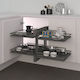Kitchen Mechanism Brake Blind Cupboard Inoxa Compact2 Elite 839be Door 45cm Anthracite