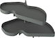 Metal Kitchen Mechanism Blind Corner Cabinet Bean Inoxa Combis 846bh Left Door Opening 45cm Anthracite 0075-7090