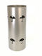 Metallischer Regenschirmständer Φ19x45 cm Nikel Matt Import Hellas 57