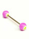 Amalfi Accessories Zungenpiercing Bar aus Stahl
